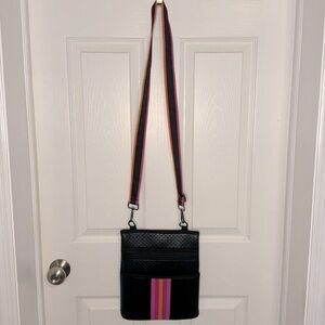 EUC Black Crossbody Adjustable Strap Purse